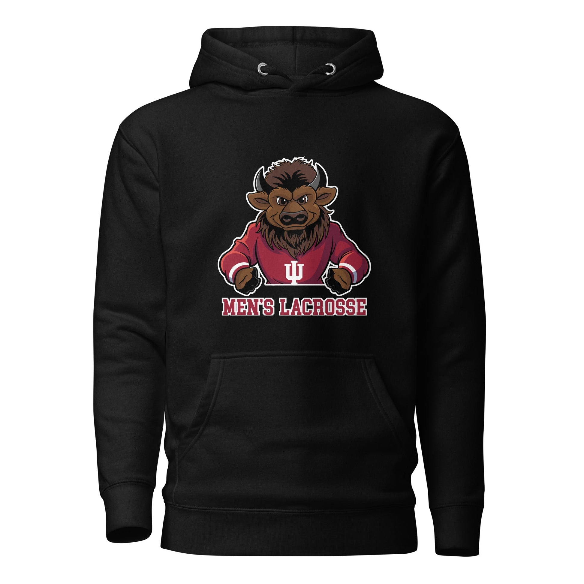 Performance | Hoodie | Indiana University Lacrosse | Mascot Logo