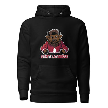 Performance | Hoodie | Indiana University Lacrosse | Mascot Logo