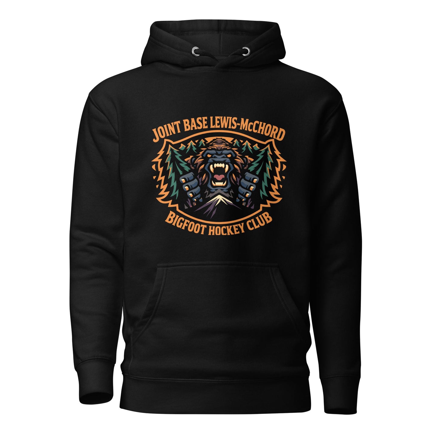 Performance | Hoodie | JBLM Bigfoot Hockey Team | Mascot Logo