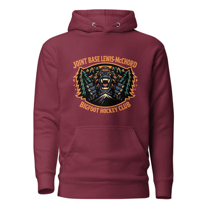 Performance | Hoodie | JBLM Bigfoot Hockey Team | Mascot Logo