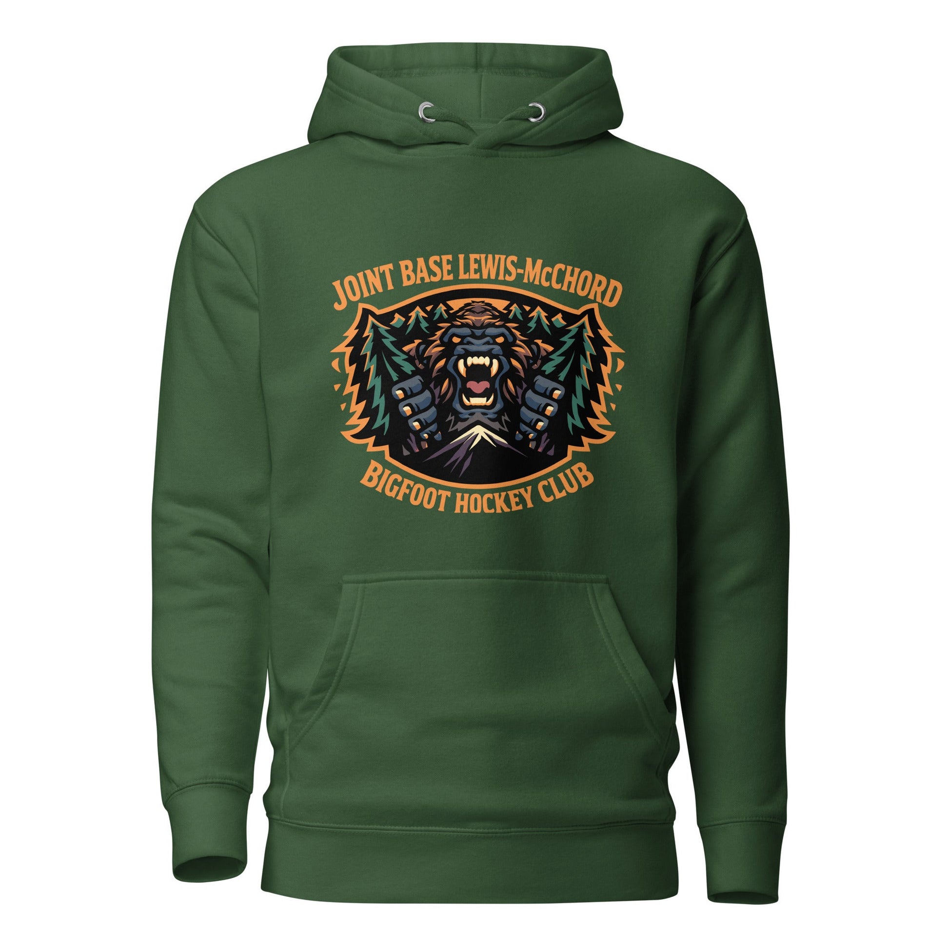 Performance | Hoodie | JBLM Bigfoot Hockey Team | Mascot Logo