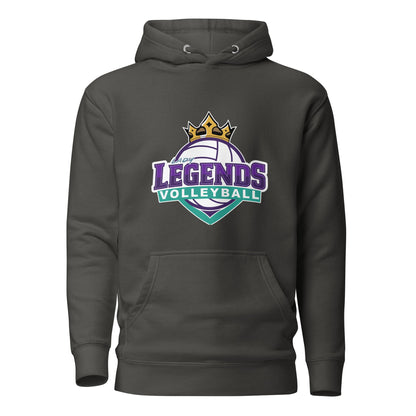 Performance | Hoodie | Lady Legends Volleyball | Crown Logo