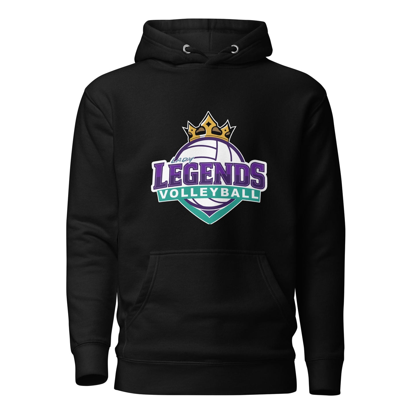 Performance | Hoodie | Lady Legends Volleyball | Crown Logo
