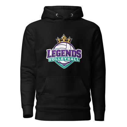 Performance | Hoodie | Lady Legends Volleyball | Crown Logo