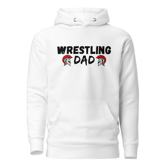 Performance | Hoodie | Lafayette Warrior Youth Wrestling | Dad Emblem Logo