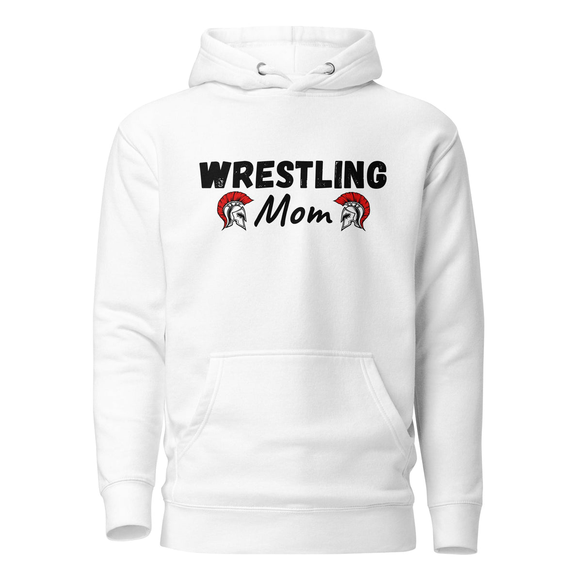 Performance | Hoodie | Lafayette Warrior Youth Wrestling | Mom Emblem Logo