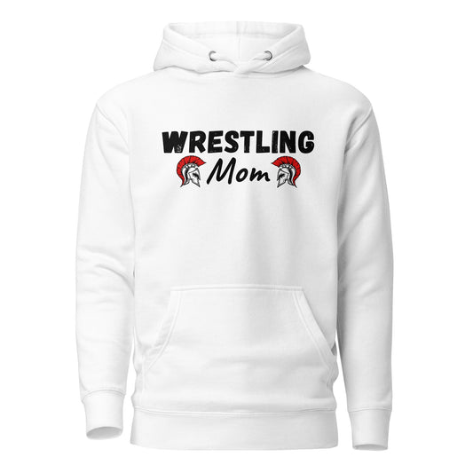 Performance | Hoodie | Lafayette Warrior Youth Wrestling | Mom Emblem Logo