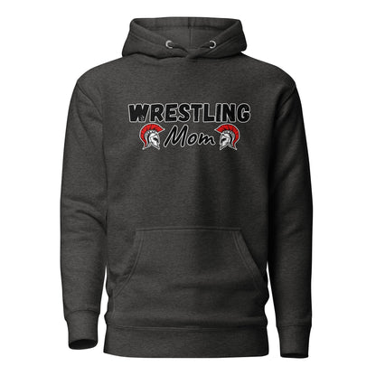 Performance | Hoodie | Lafayette Warrior Youth Wrestling | Mom Emblem Logo