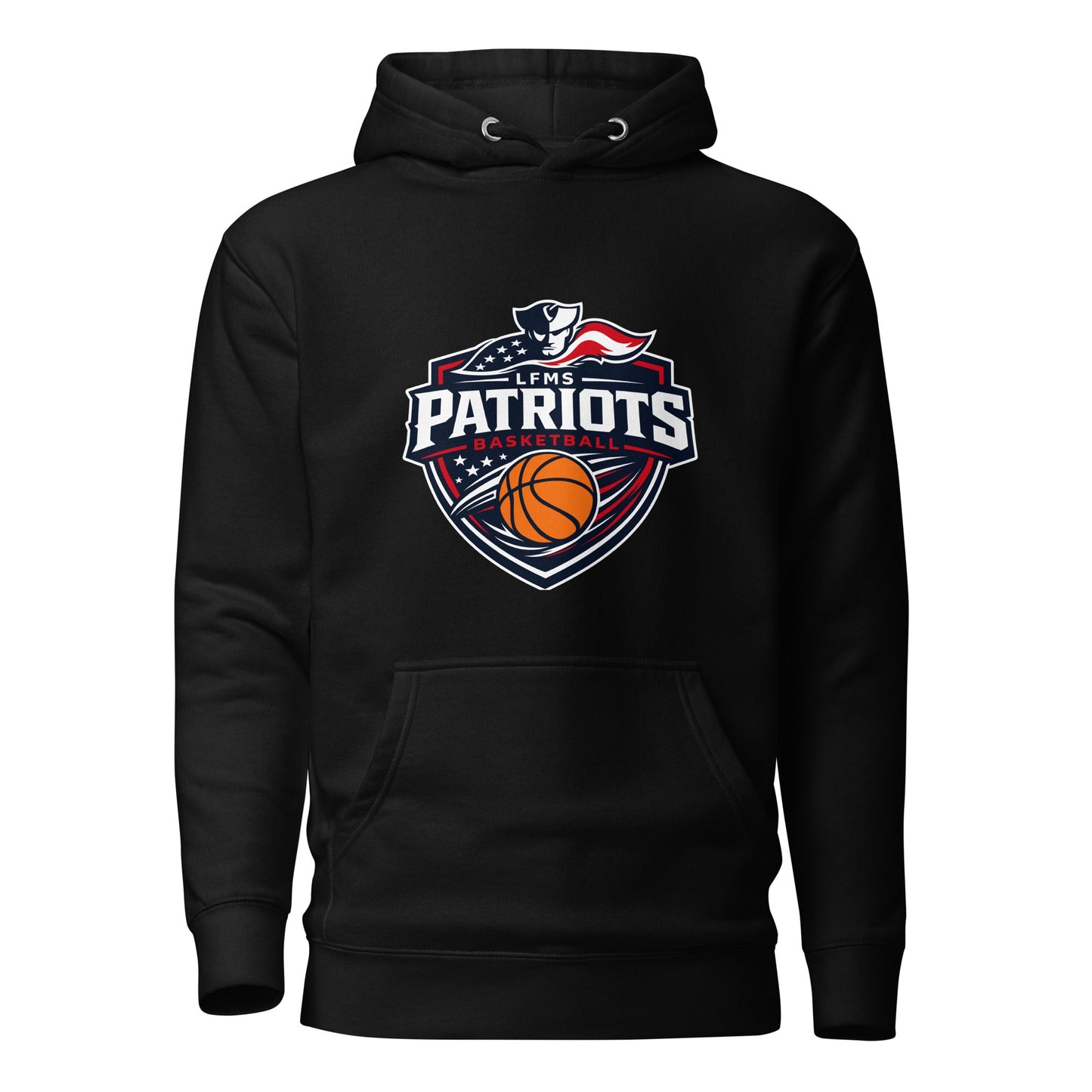 Performance | Hoodie | LFMS Athletics | Patriots Basketball Logo