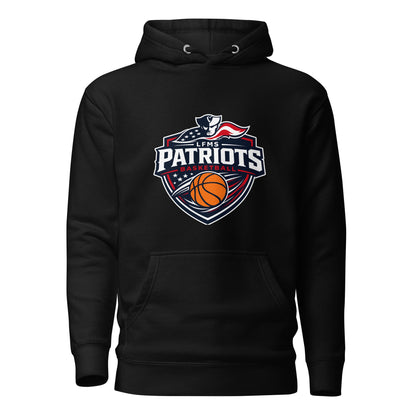Performance | Hoodie | LFMS Athletics | Patriots Basketball Logo
