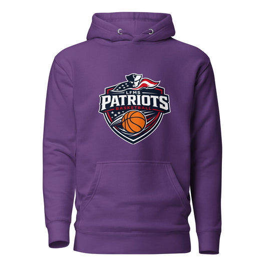 Performance | Hoodie | LFMS Athletics | Patriots Basketball Logo