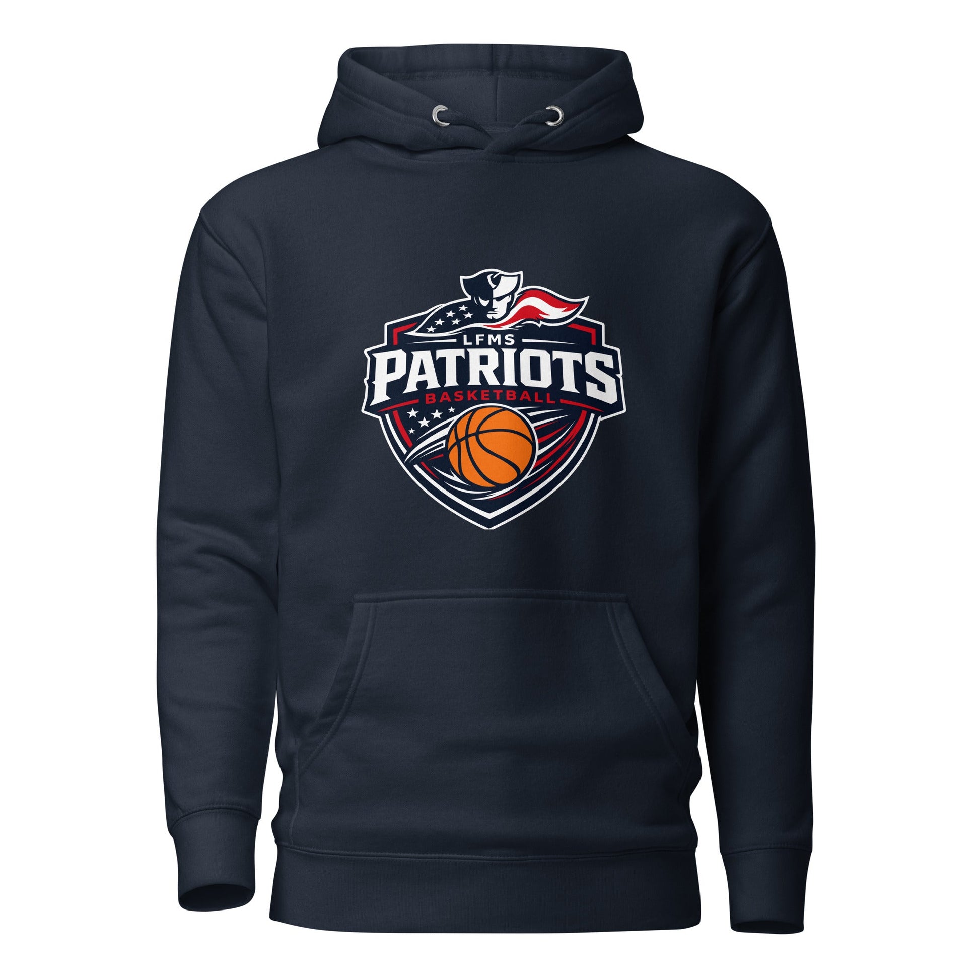Performance | Hoodie | LFMS Athletics | Patriots Basketball Logo