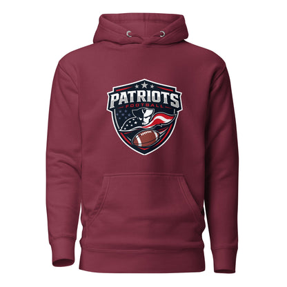 Performance | Hoodie | LFMS Athletics | Patriots Football Logo