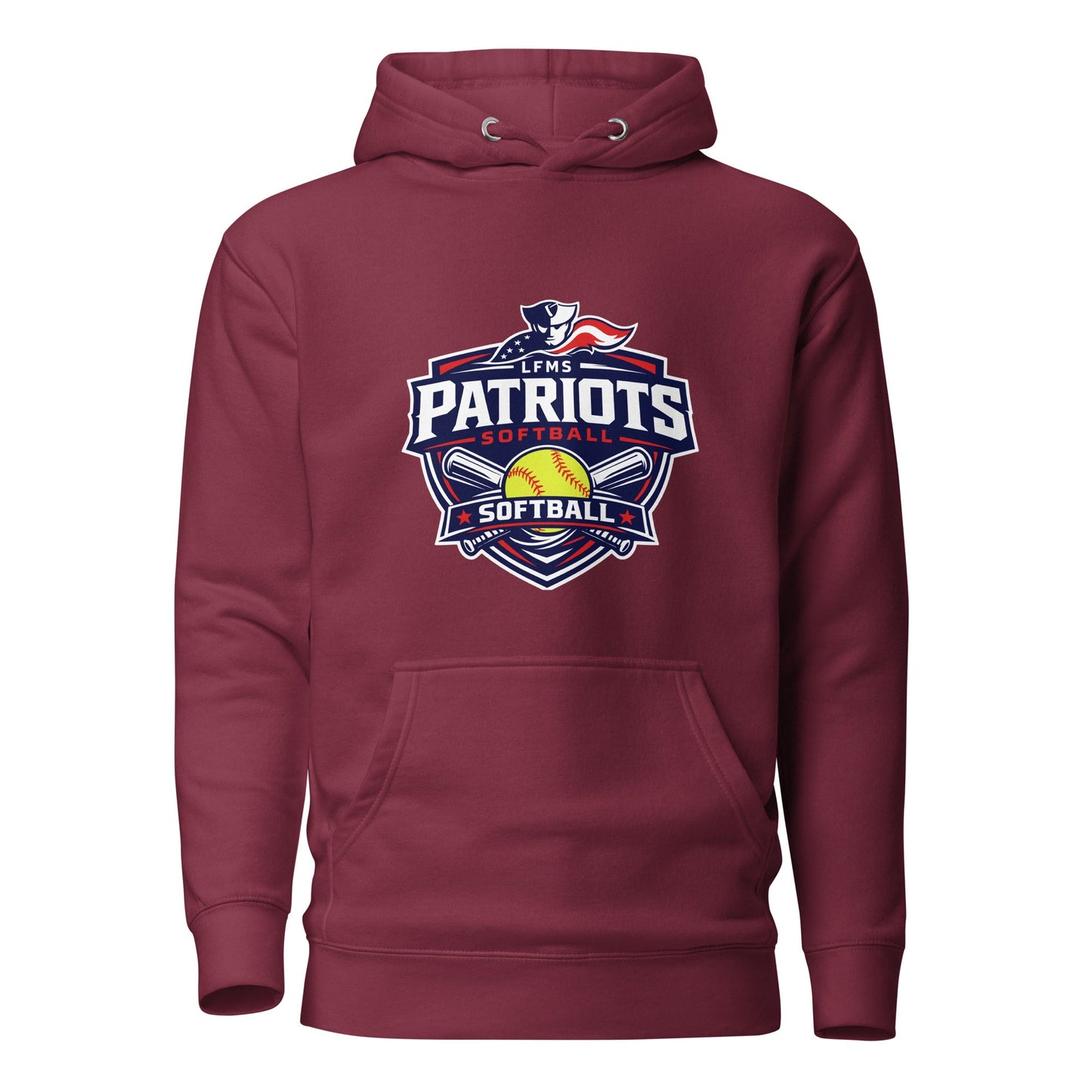 Performance | Hoodie | LFMS Athletics | Patriots Softball Logo