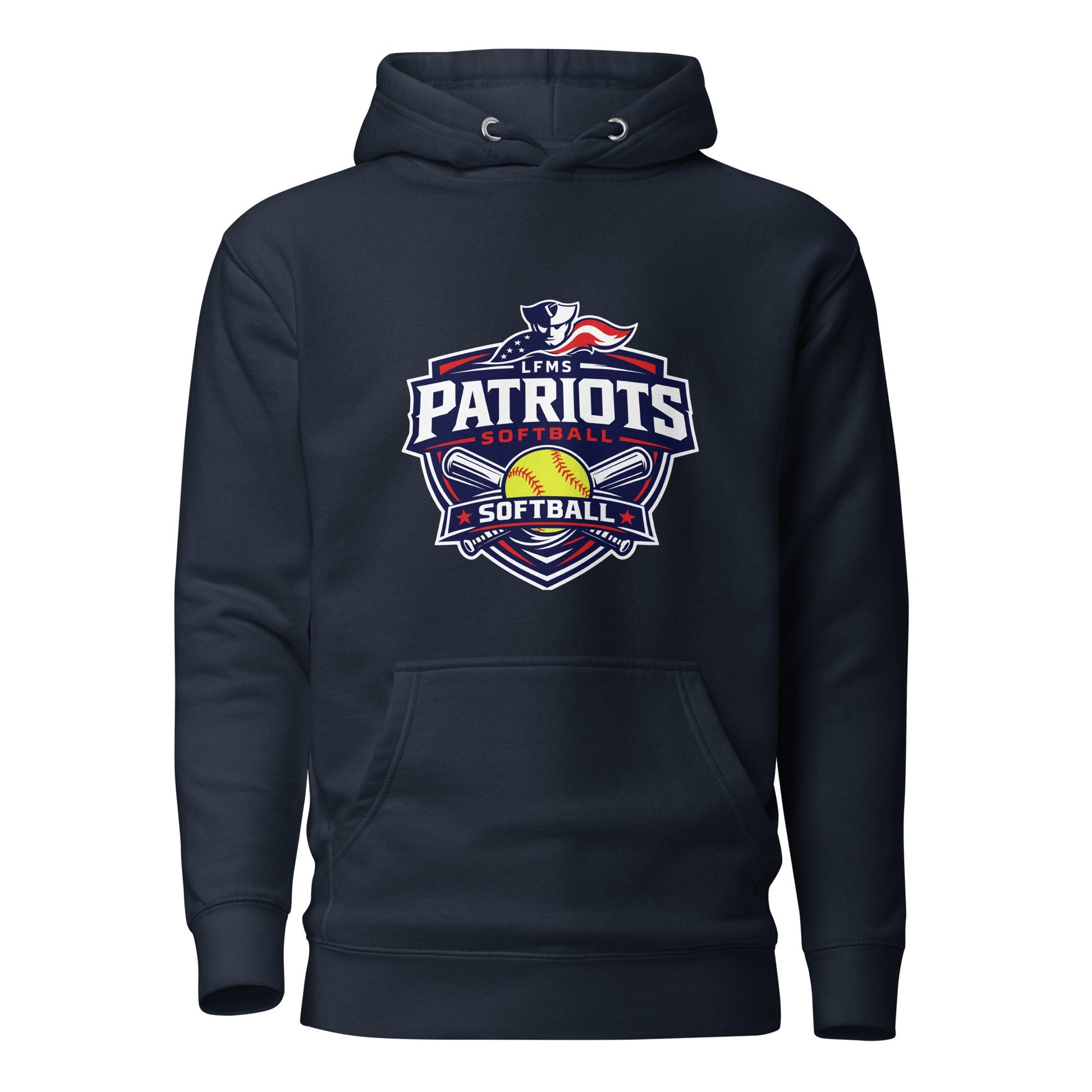 Performance | Hoodie | LFMS Athletics | Patriots Softball Logo