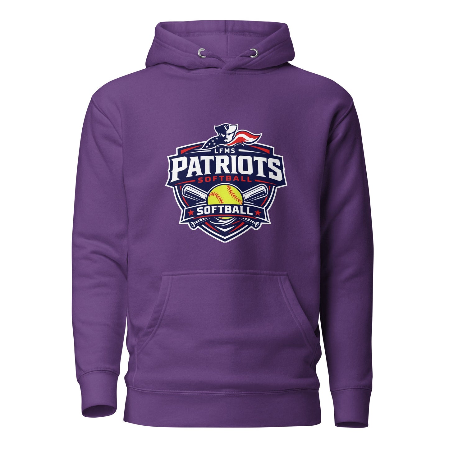 Performance | Hoodie | LFMS Athletics | Patriots Softball Logo