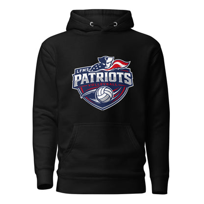 Performance | Hoodie | LFMS Athletics | Patriots Volleyball Logo