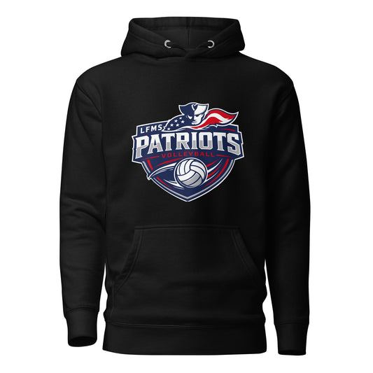 Performance | Hoodie | LFMS Athletics | Patriots Volleyball Logo