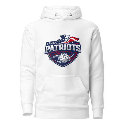 Performance | Hoodie | LFMS Athletics | Patriots Volleyball Logo