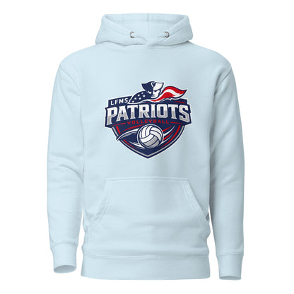 Performance | Hoodie | LFMS Athletics | Patriots Volleyball Logo