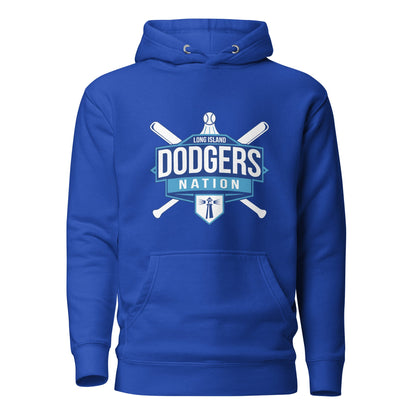 Performance | Hoodie | LI Dodgers Nation | Varsity Crest Logo