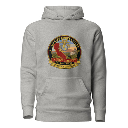 Performance | Hoodie | Marine Corps League kings County Det 455 | Shield Logo