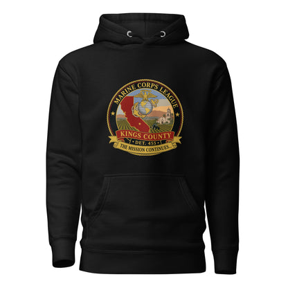 Performance | Hoodie | Marine Corps League kings County Det 455 | Shield Logo