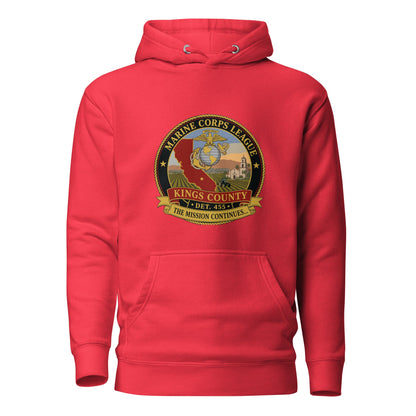 Performance | Hoodie | Marine Corps League kings County Det 455 | Shield Logo
