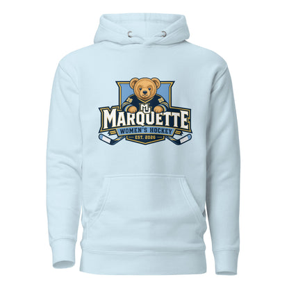 Performance | Hoodie | Marquette University Women's Hockey | Bear Athletics Logo