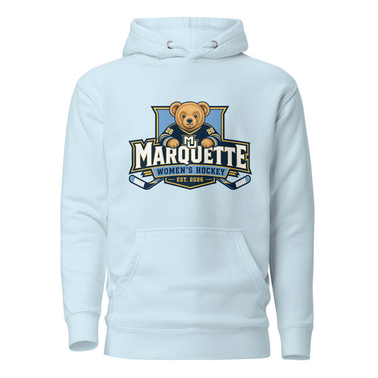 Performance | Hoodie | Marquette University Women's Hockey | Bear Athletics Logo