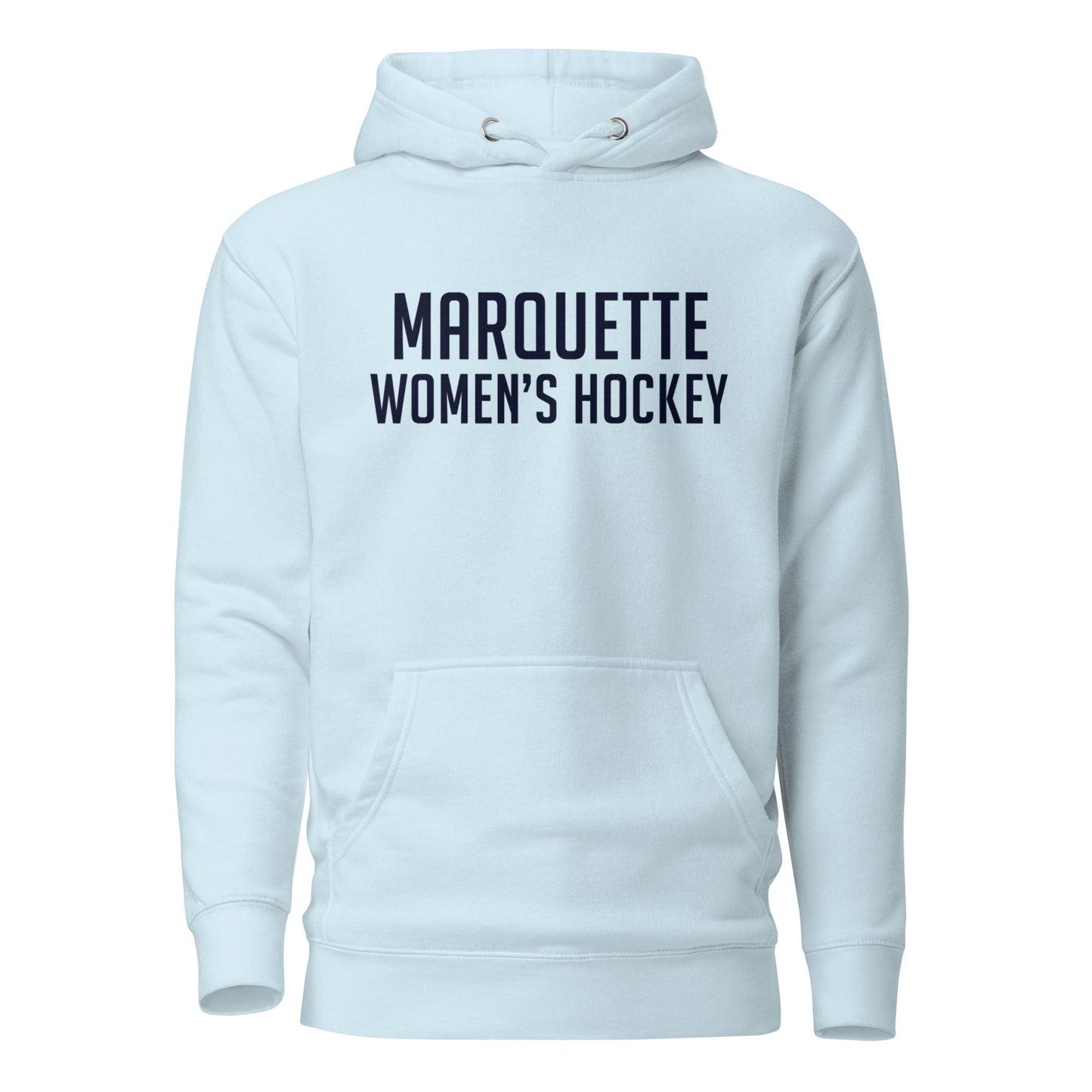 Performance | Hoodie | Marquette University Women's Hockey | Collegiate Front Logo