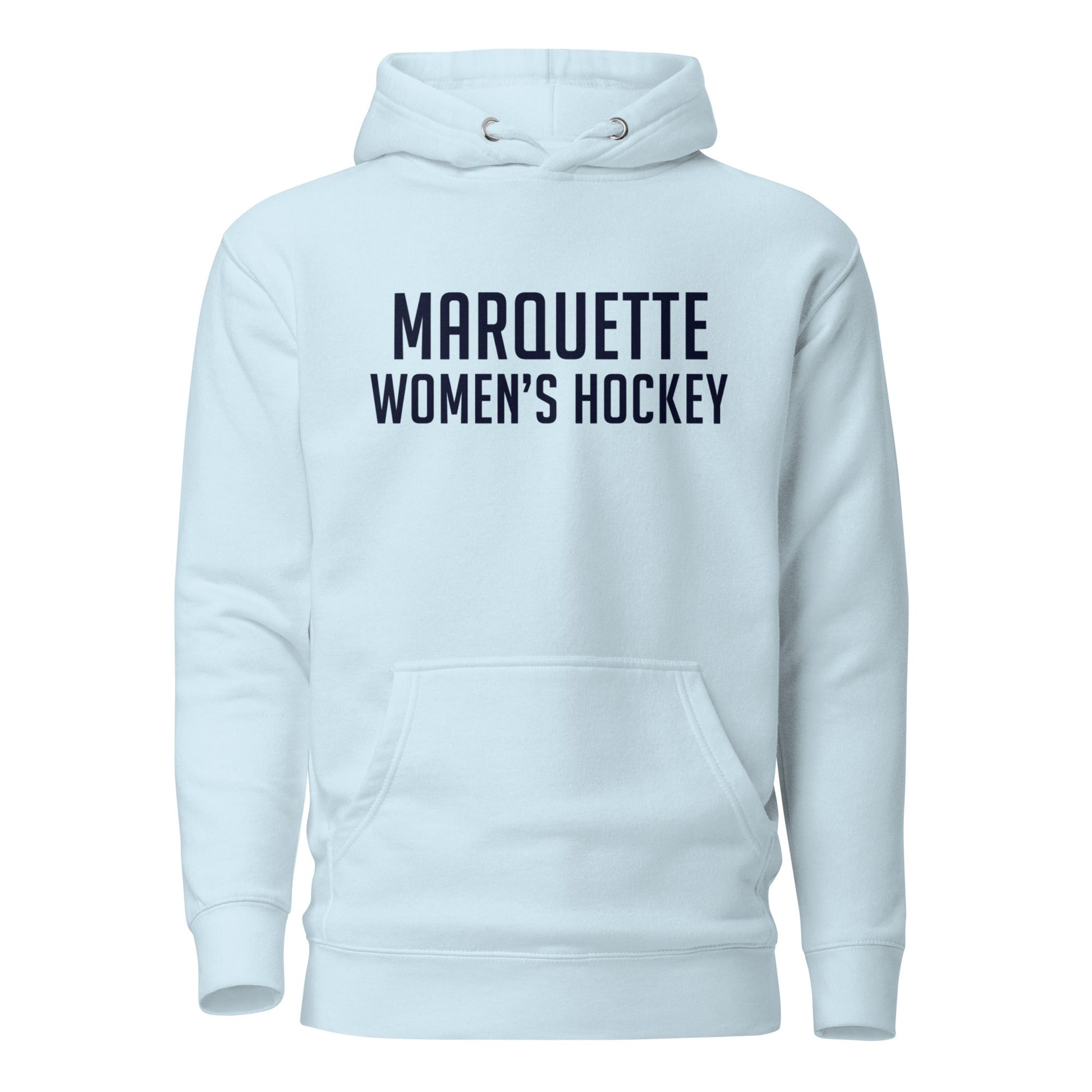 Performance | Hoodie | Marquette University Women's Hockey | Collegiate Front Logo