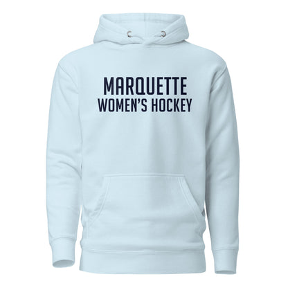 Performance | Hoodie | Marquette University Women's Hockey | Collegiate Front Logo