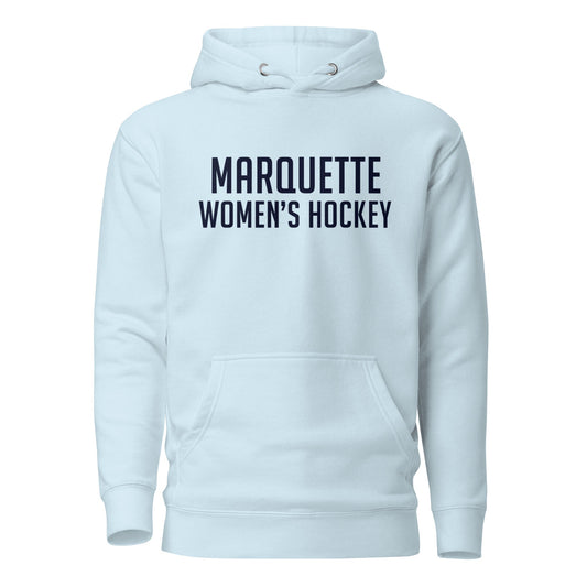 Performance | Hoodie | Marquette University Women's Hockey | Collegiate Front Logo