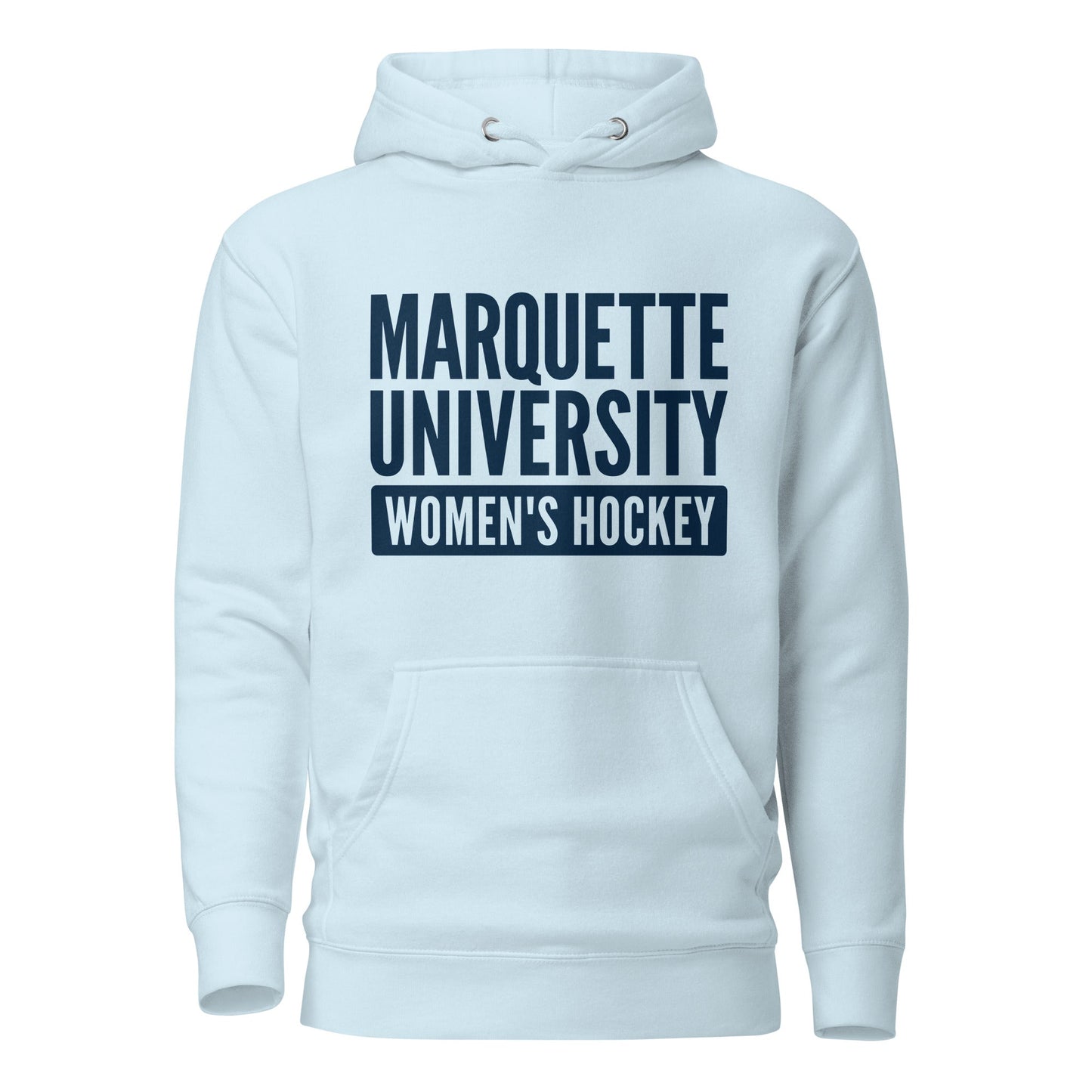 Performance | Hoodie | Marquette University Women's Hockey | Modern Script Logo
