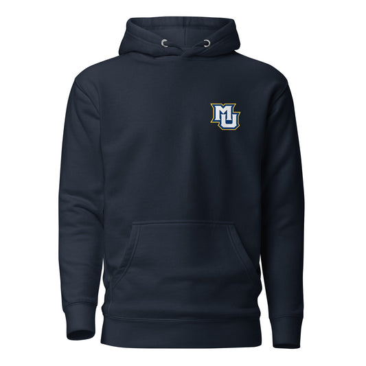 Performance | Hoodie | Marquette University Women's Hockey | MU Mark Backprint Logo