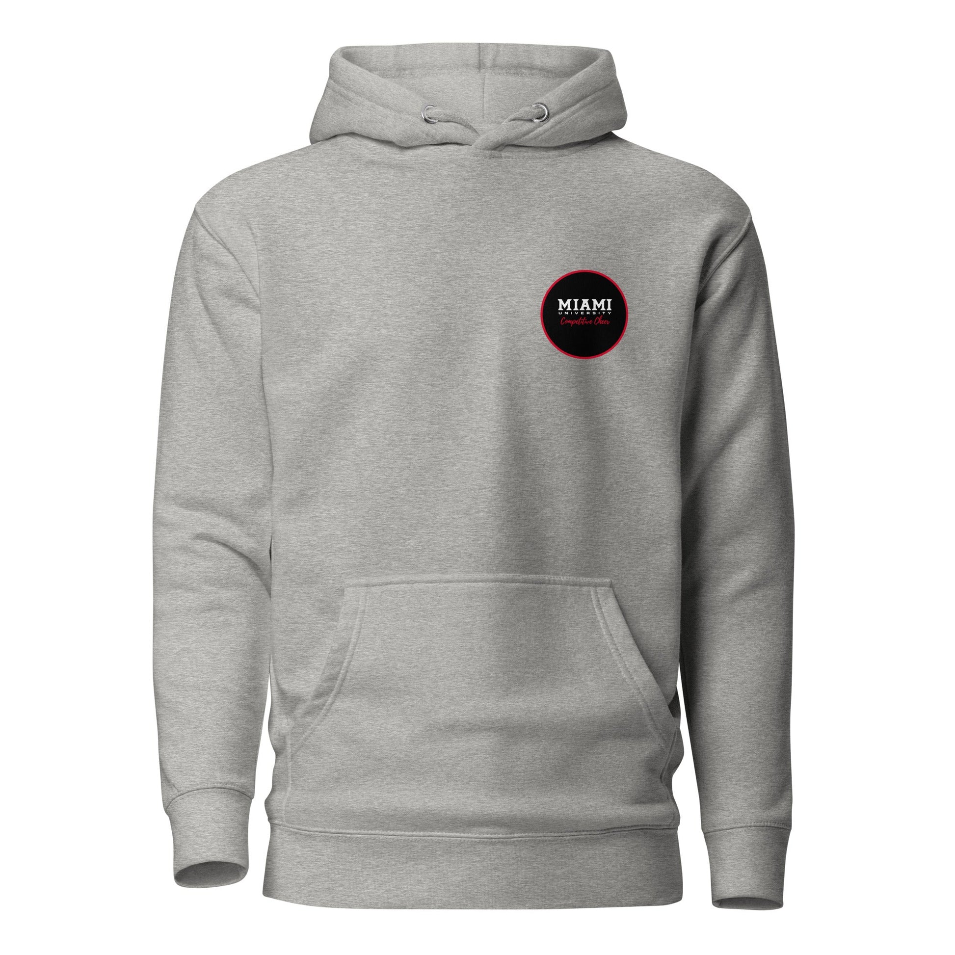 Performance | Hoodie | Miami University Competitive Cheer Team | Badge Logo