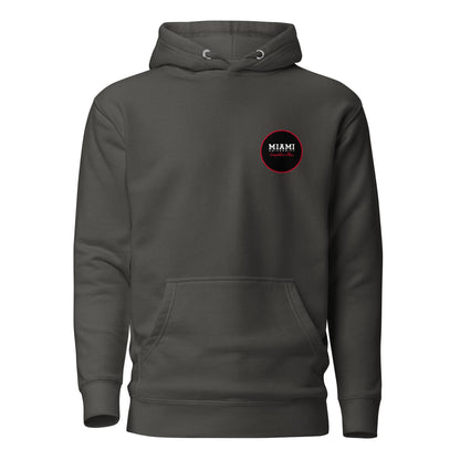 Performance | Hoodie | Miami University Competitive Cheer Team | Badge Logo