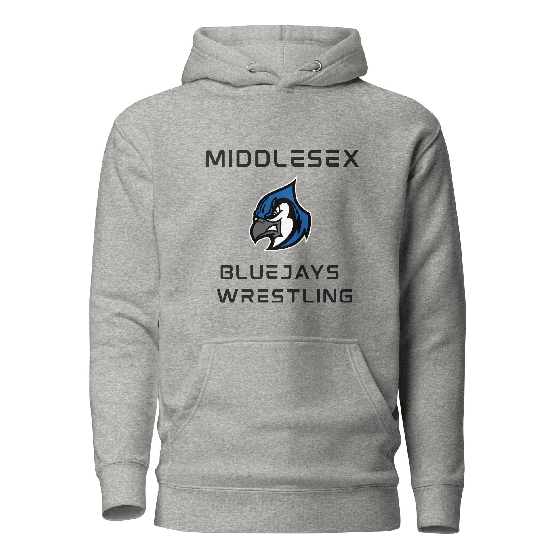 Performance | Hoodie | Middlesex Bluejays Wrestling | Bluejays Logo