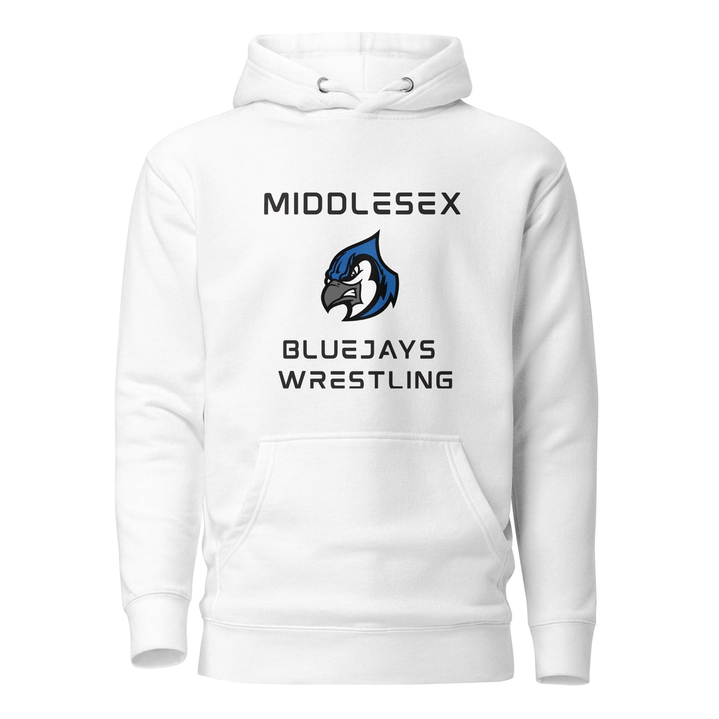 Performance | Hoodie | Middlesex Bluejays Wrestling | Bluejays Logo