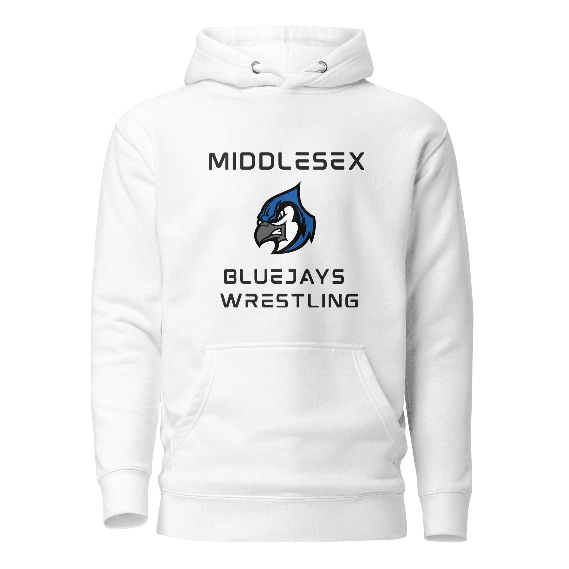 Performance | Hoodie | Middlesex Bluejays Wrestling | Bluejays Logo