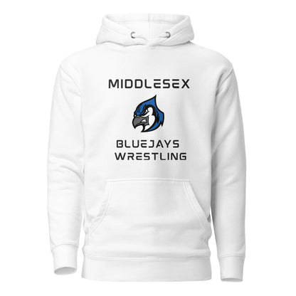 Performance | Hoodie | Middlesex Bluejays Wrestling | Bluejays Logo