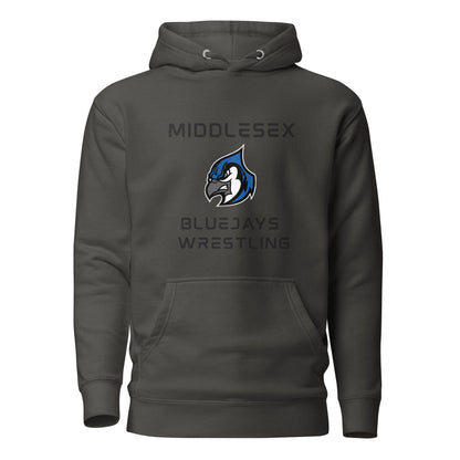 Performance | Hoodie | Middlesex Bluejays Wrestling | Bluejays Logo
