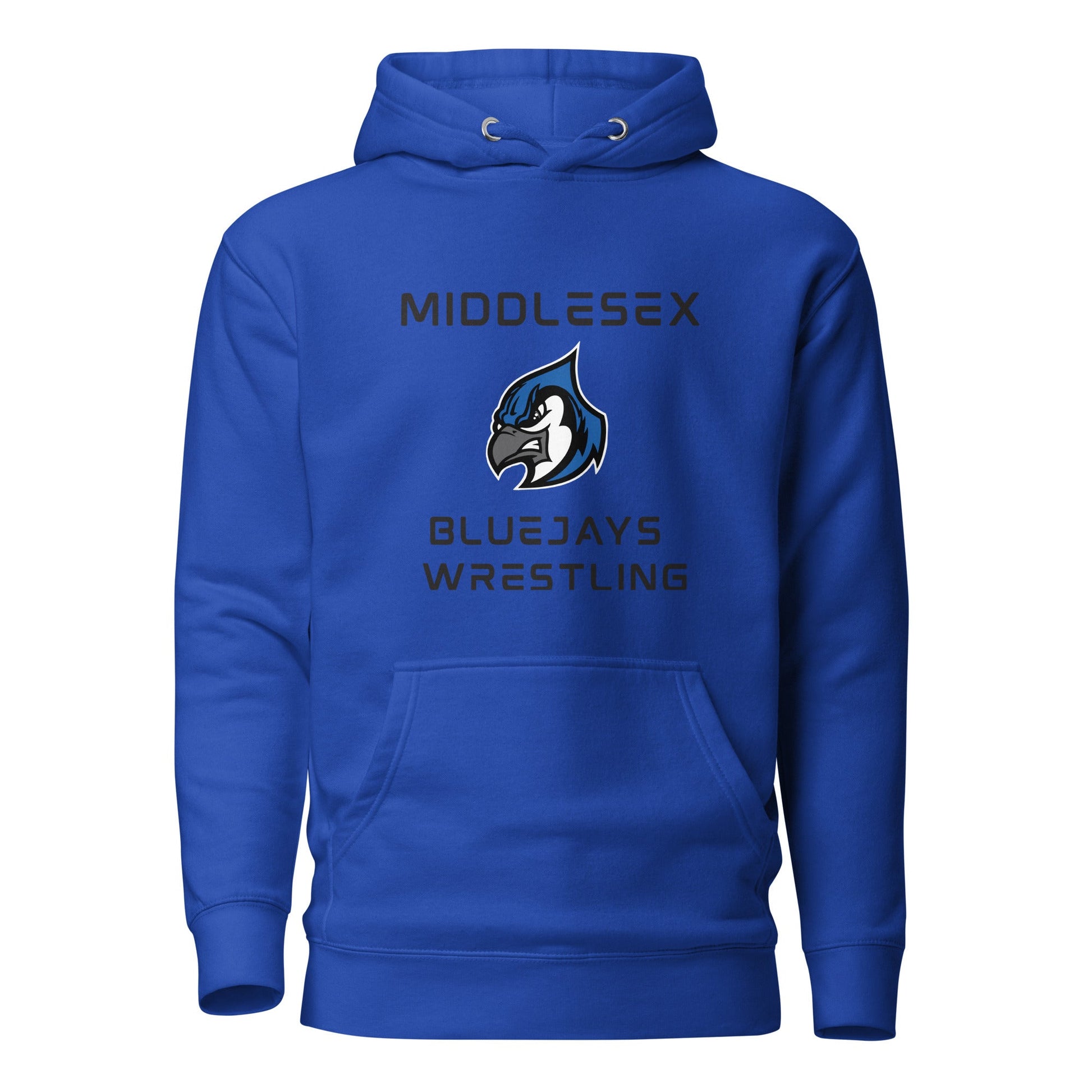Performance | Hoodie | Middlesex Bluejays Wrestling | Bluejays Logo