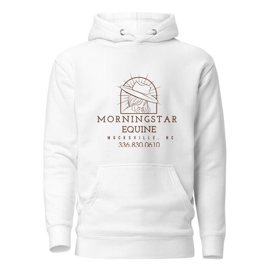 Performance | Hoodie | Morningstar Equine | Morningstar Equine Burnt Logo