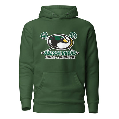 Performance | Hoodie | Odessa Girls Lacrosse | Duck Sticks Logo