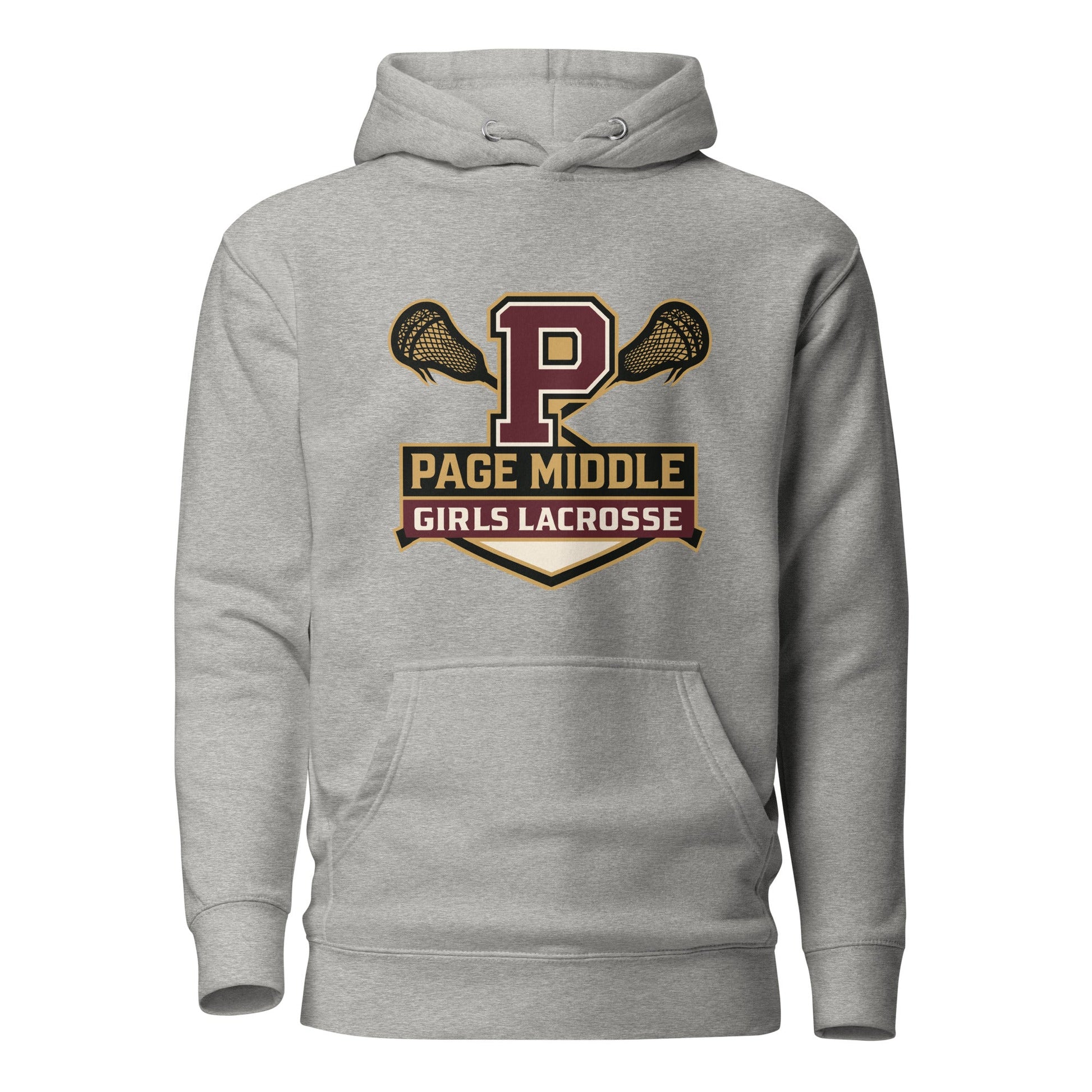 Performance | Hoodie | Page Middle Girls Lacrosse | Block P Logo