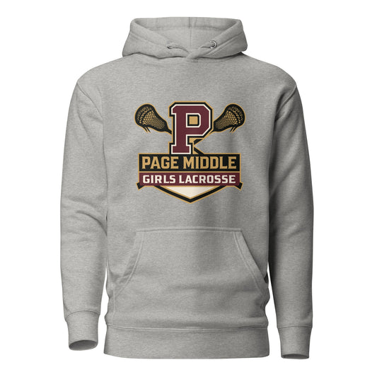 Performance | Hoodie | Page Middle Girls Lacrosse | Block P Logo