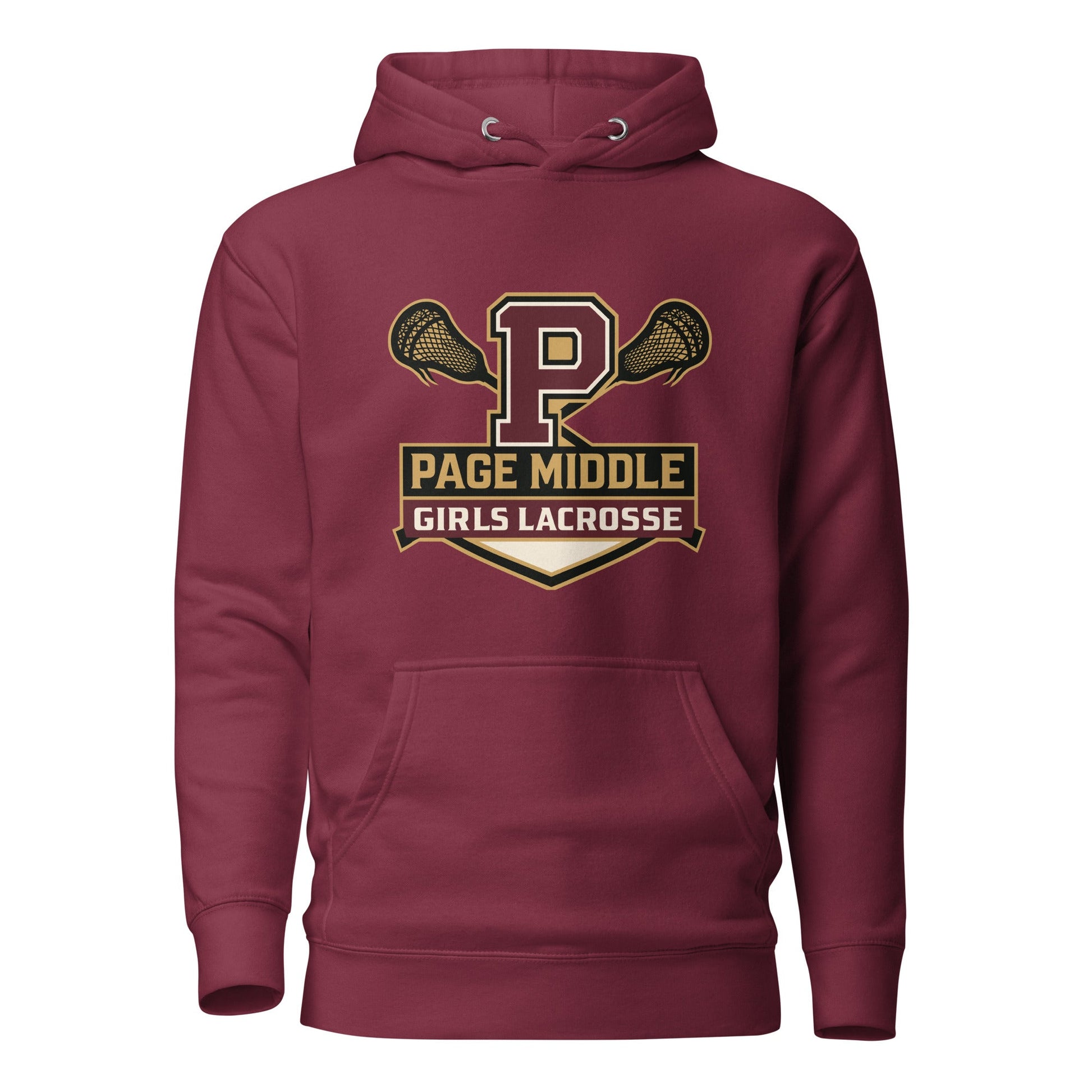 Performance | Hoodie | Page Middle Girls Lacrosse | Block P Logo
