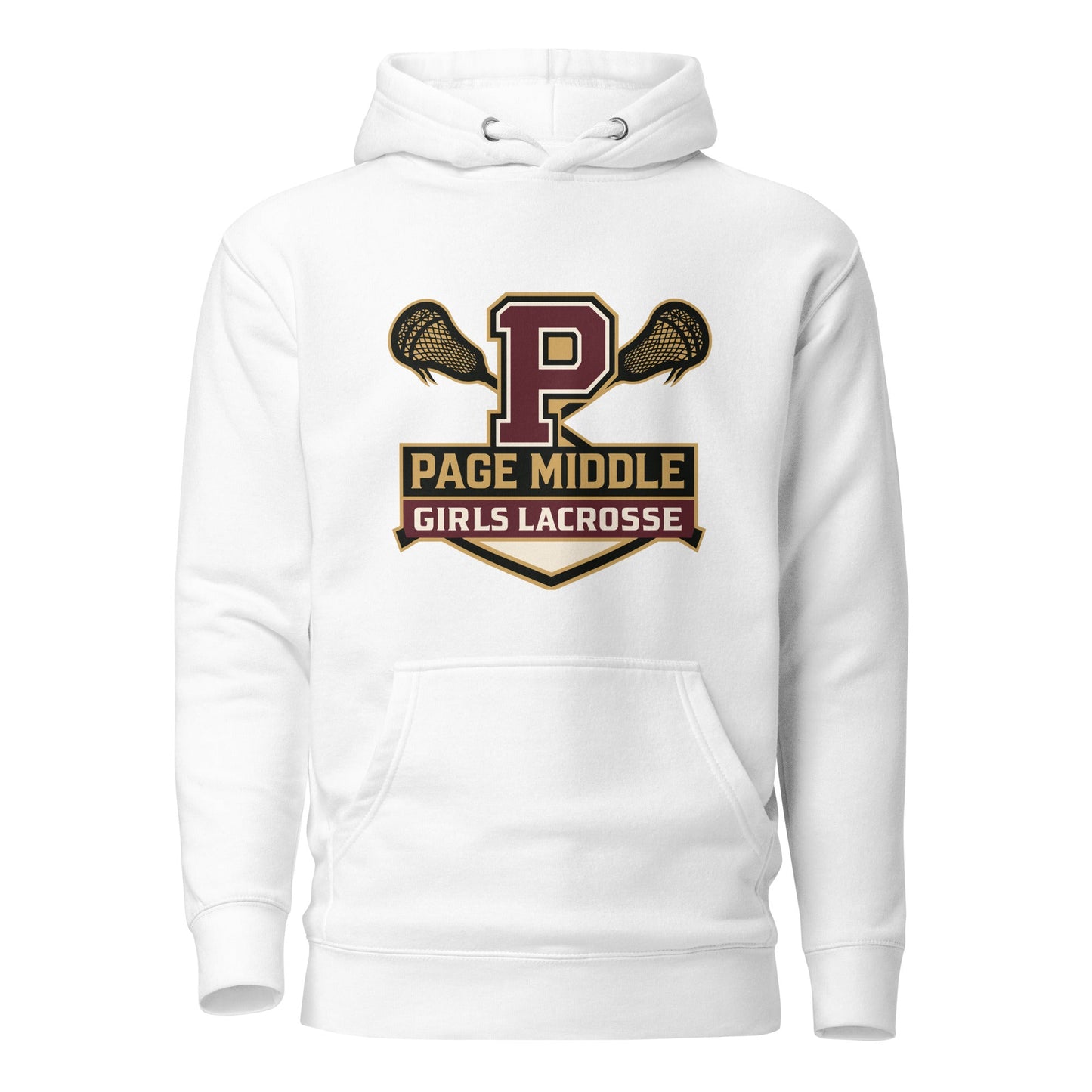 Performance | Hoodie | Page Middle Girls Lacrosse | Block P Logo